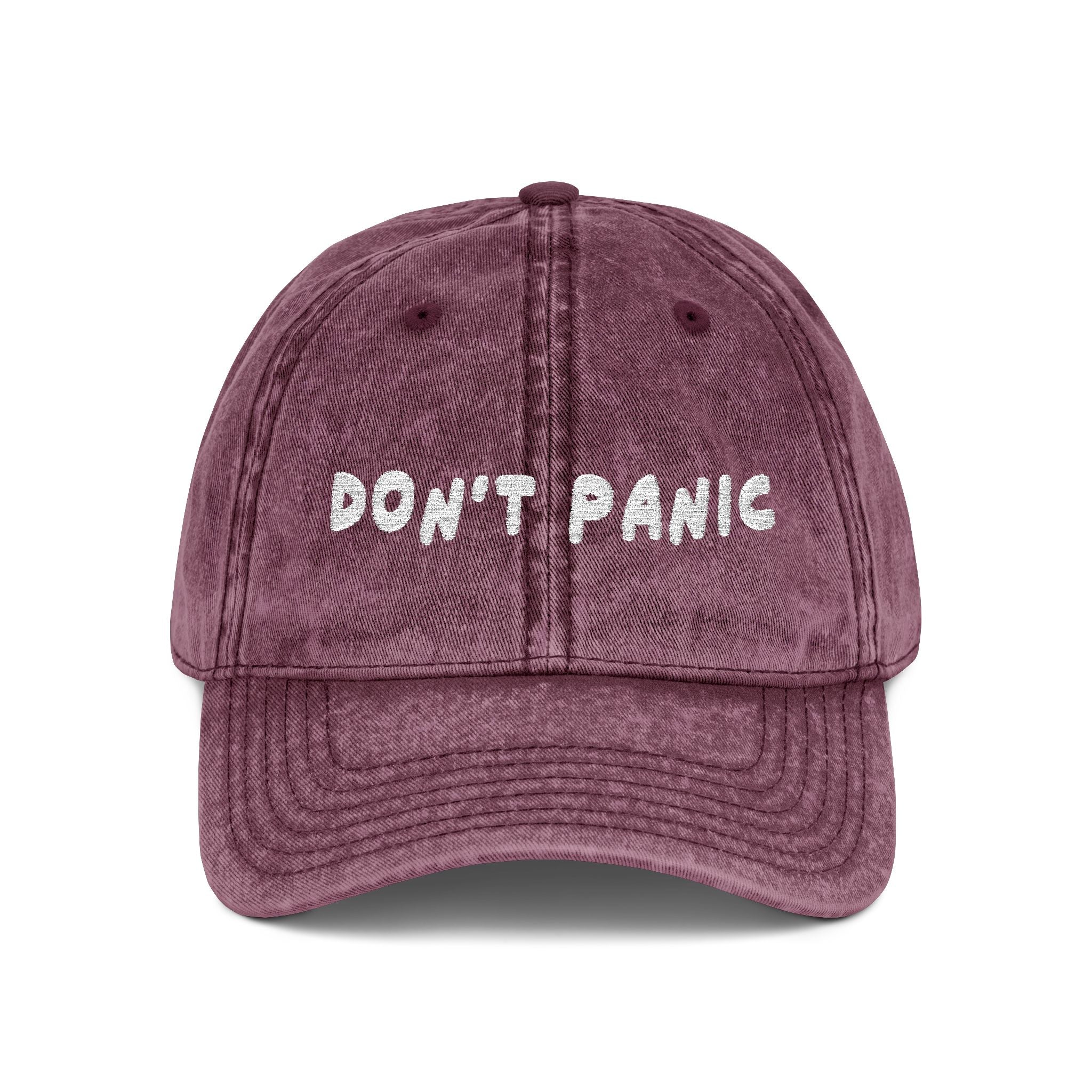 BLWNUP "don't panic" embroidery cap