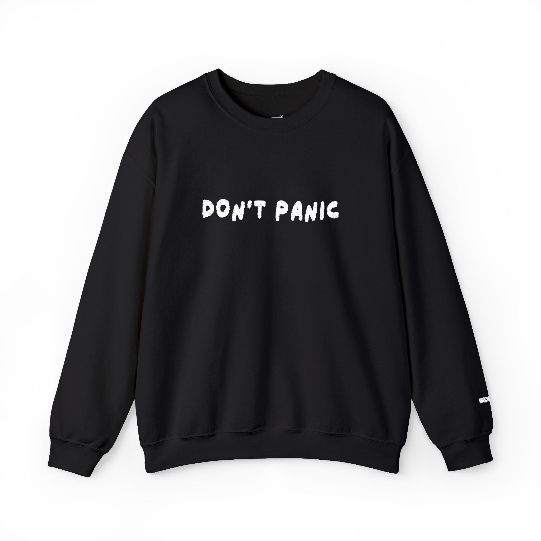 BLWNUP 'don't panic" embriodery pull over