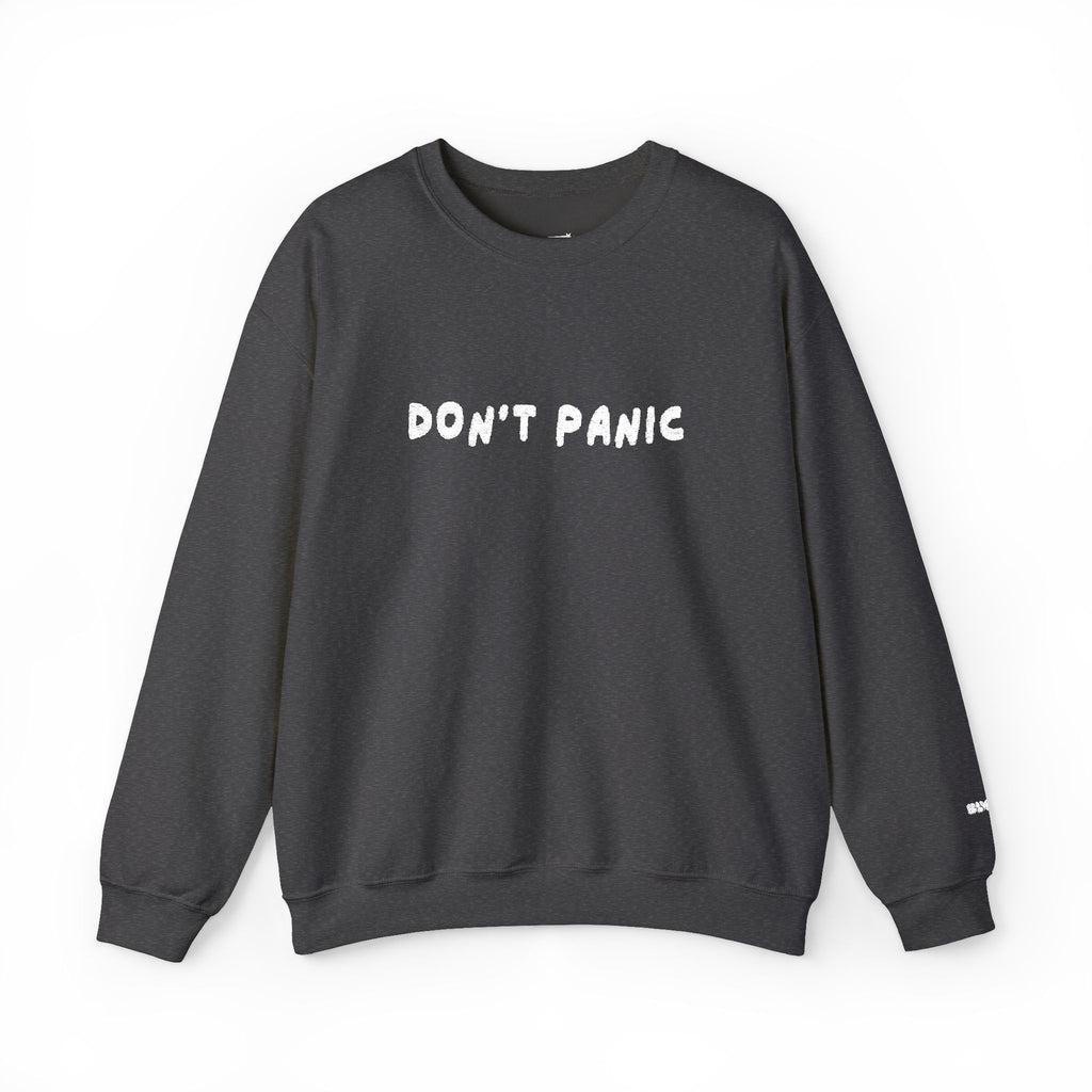 BLWNUP 'don't panic" embriodery pull over