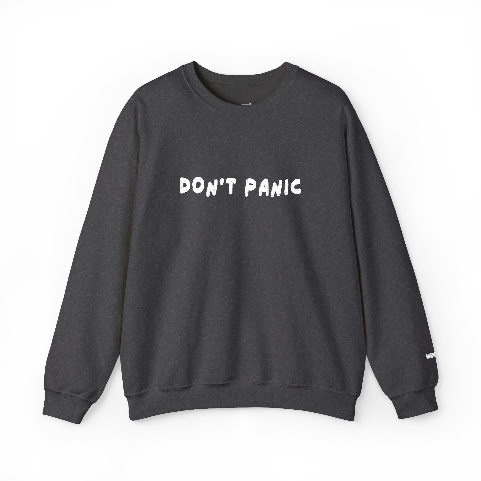 BLWNUP 'don't panic" embriodery pull over