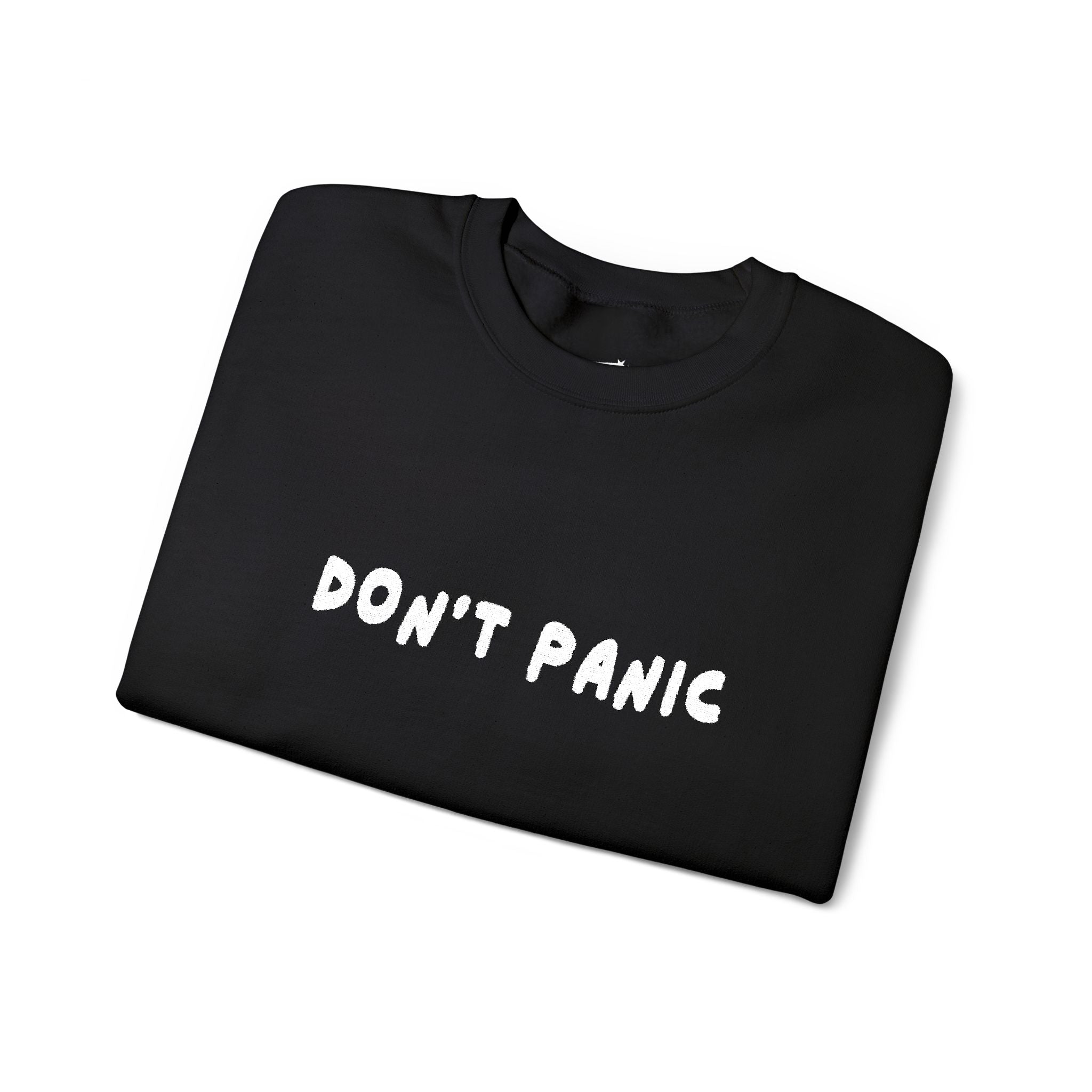 BLWNUP 'don't panic" embriodery pull over