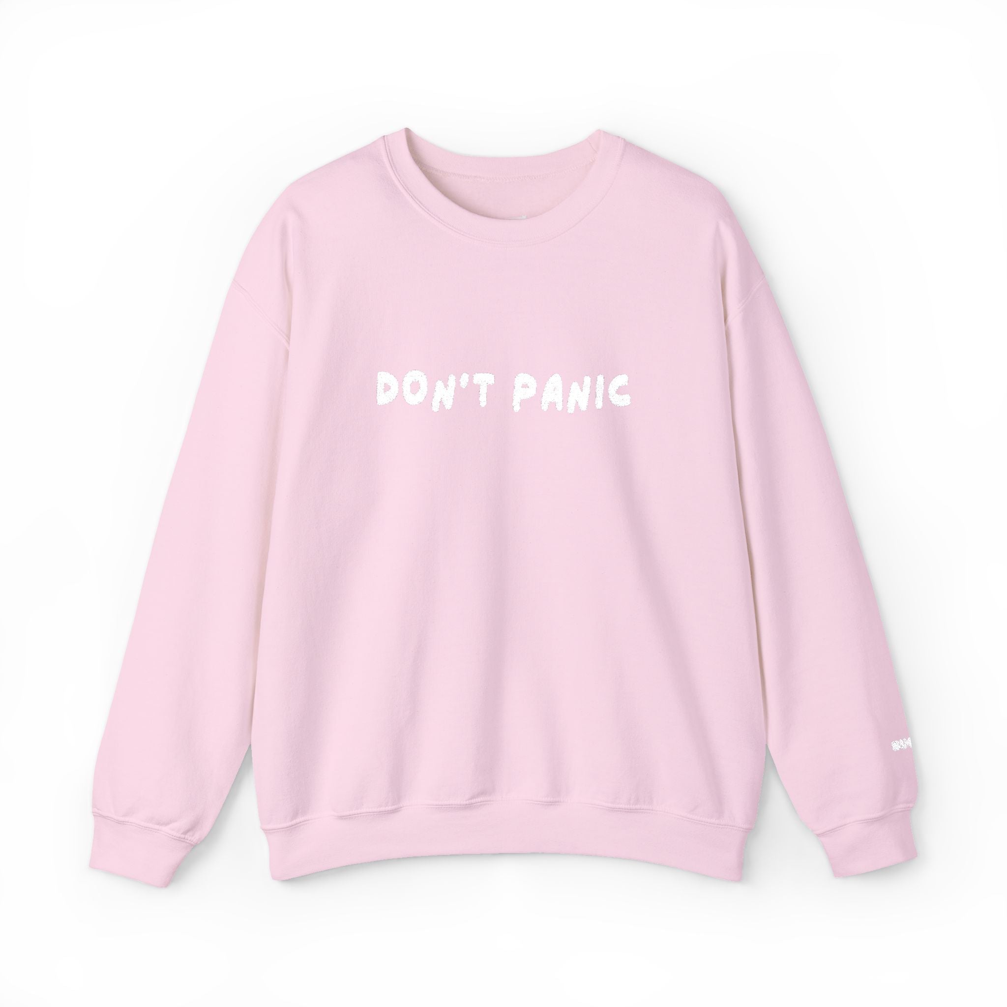 BLWNUP 'don't panic" embriodery pull over